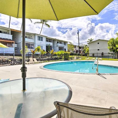 Sunny Central Condo Lanai And Community Pool Access Kailua-Kona Exterior foto