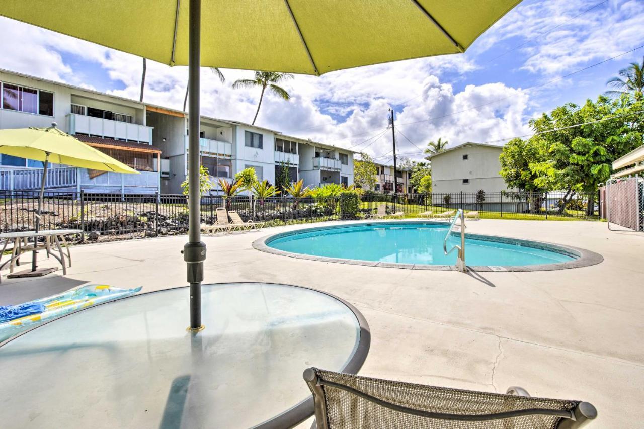 Sunny Central Condo Lanai And Community Pool Access Kailua-Kona Exterior foto